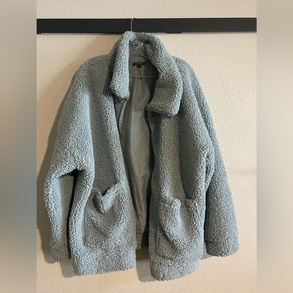 Wild Fable Light Green Puffy Jacket